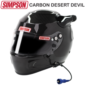 Simpson Carbon Desert Devil Helmet