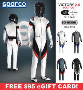 Sparco Victory 2.0 Boot Cut Suits