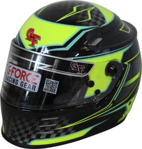 G-Force Revo Graphics Helmet - Yellow