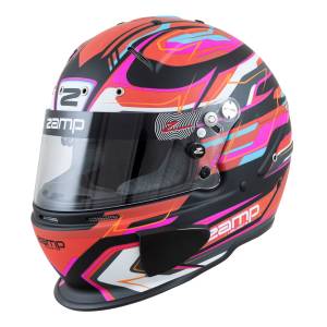 Zamp RZ-70E Switch Graphic Helmet - Matte Red/Black
