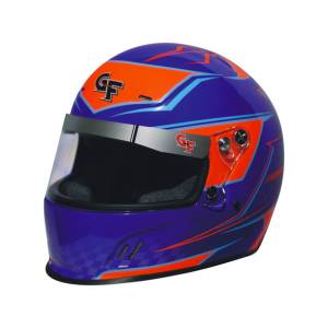 G-Force Junior CMR Graphics Helmet - Blue/Orange