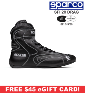 Sparco SFI 20 Drag Racing Shoe
