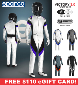 Sparco Victory 3.0 Boot Cuff Suit