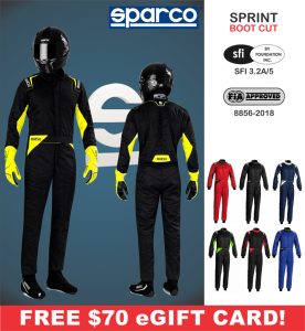 Sparco Sprint Boot Cut Suit MY2022