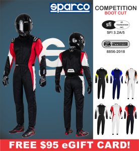 Sparco Competition Boot Cut Suit MY2022