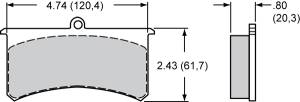 Wilwood Superlite II, III Pads (7320)