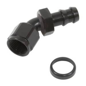 Russell 45° Twist-Lok Black Hose Ends