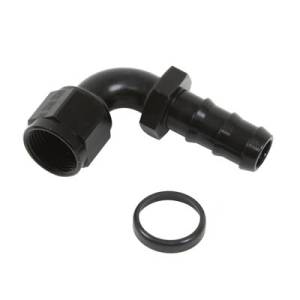 Russell 90° Twist-Lok Black Hose Ends