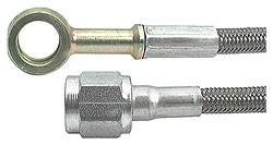 #3 Braided Steel Hose - Straight -3AN / 10mm Banjo Ends