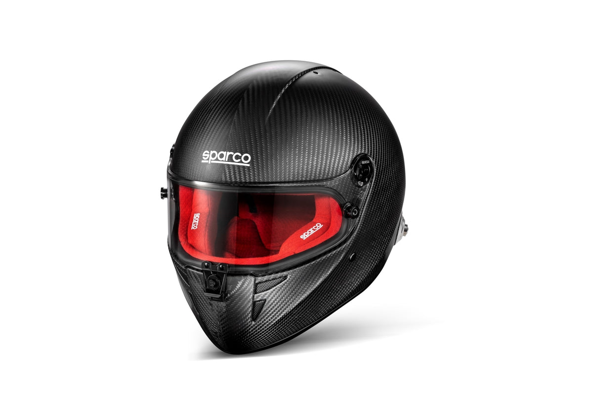 Sparco Stealth RF Carbon Helmet - Red Interior