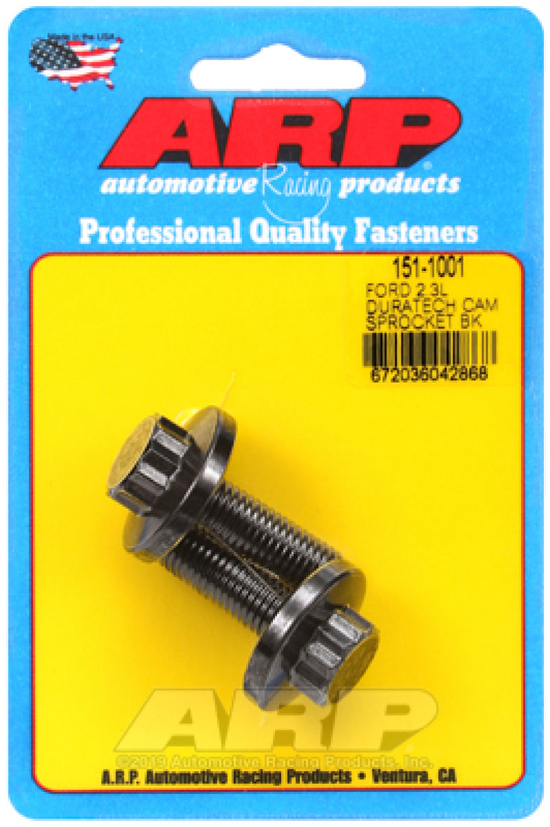 ARP Pro Series Camshaft Gear Bolt Kit 10 mm x 1.500 Thread 1.225" Long 15 mm 12 Point Head - Chromoly