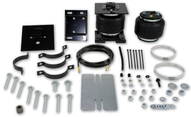 Air Lift Loadlifter 5000 Rear Air Spring Kit - 5000 lb Capacity - Black Powder Coat Brackets - GM Motorhome / Van 1998-2012