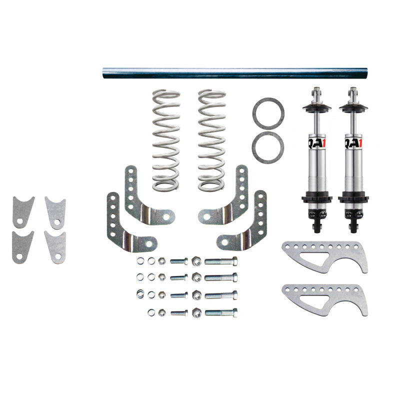 QA1 Pro-Rear Coil-Over Shock Kit - Double Adjustable - Aluminum Coil-Over Shock - Rear - 130 lb/in Spring Rate - Universal