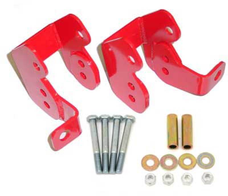 BMR Suspension Control Arm Relocation Bracket  - Red - 1982-02 GM F-Body