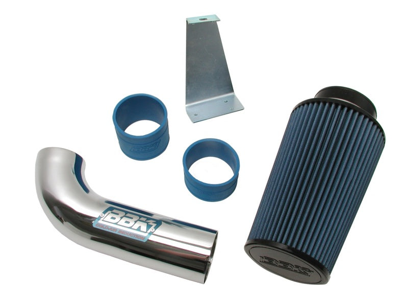 BBK Performance Air Intake - Reusable Oiled Filter - Chrome - Small Block Ford - Ford Mustang 1986-93