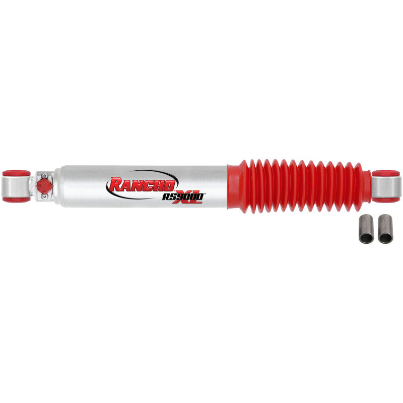 Rancho RS9000XL Series Monotube Shock - 11.94 in Compressed/17.38 in Extended - 1.97 in OD - Adjustable - Silver