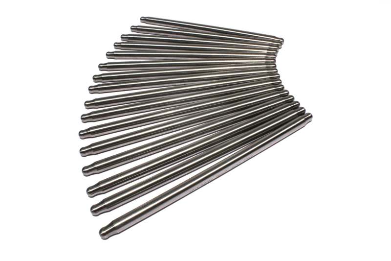 Comp Cams Hi-Tech Pushrod - 7.900 in Long - 3/8 in Diameter - 0.135 in Thick Wall - Chromoly - Set of 16