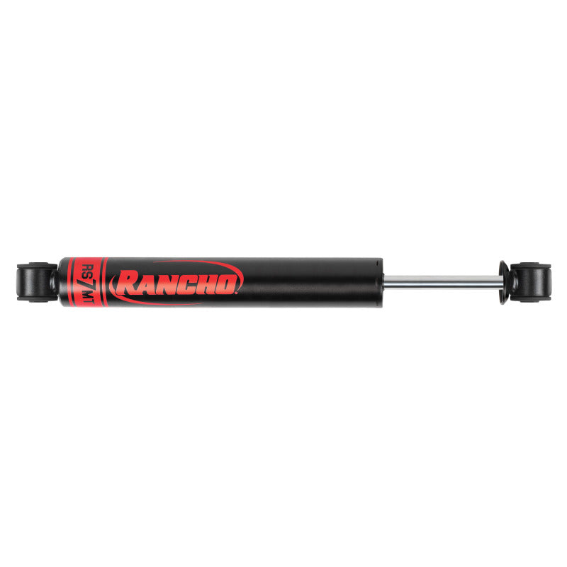 Rancho RS7MT Monotube Steering Stabilizer - 14.88 in Compressed/13.30 in Extended - Satin Black