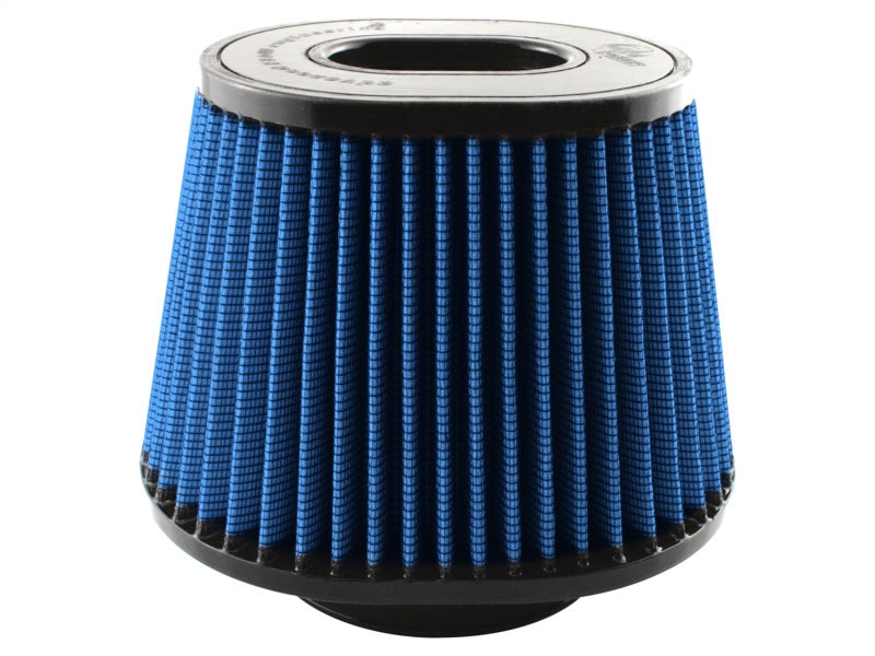 aFe Power Magnum FLOW Pro 5R Air Filter Element - 9 x 7-1/2" Base - 6-3/4 x 5-1/2" Top - 7-1/2" Tall - 5" Flange - Reusable Cotton - Blue - Universal