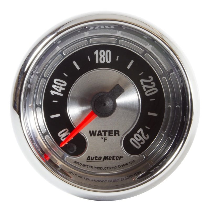 Auto Meter 2-1/16" American Muscle Water Temp Gauge - 100-260°