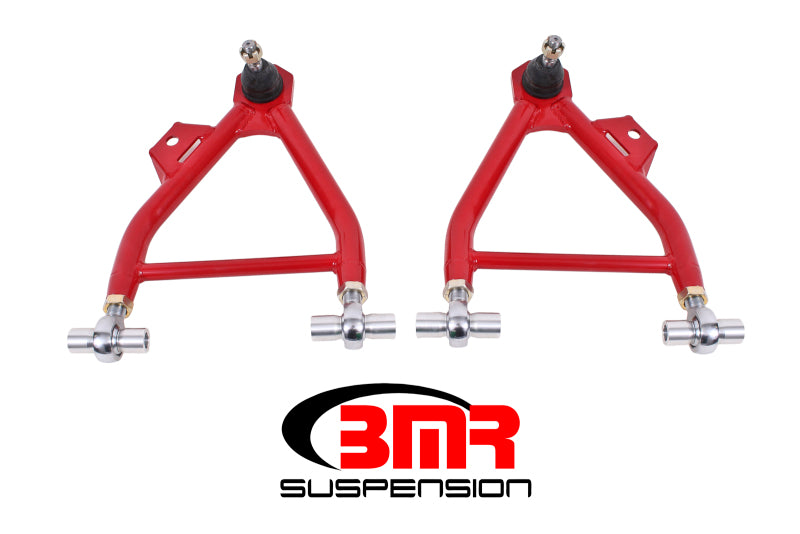 BMR Suspension Control Arm - Lower - Bushing - Spherical Rod End - Steel - Red Powder Coat