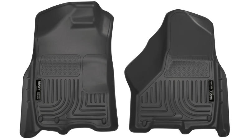 Husky Liners WeatherBeater Front Floor Liner - Black - Dodge Ram Fullsize Truck 2009-18 - Pair