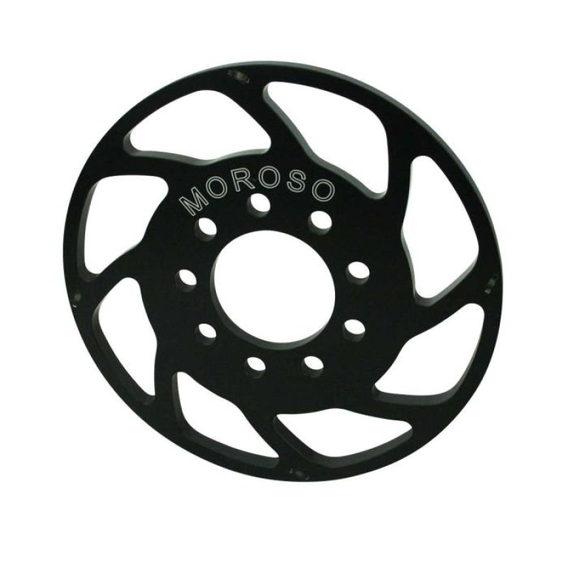 Moroso Crank Trigger Wheel - 8 in Balancer - Black - Moroso Ultra Series Crank Triggers