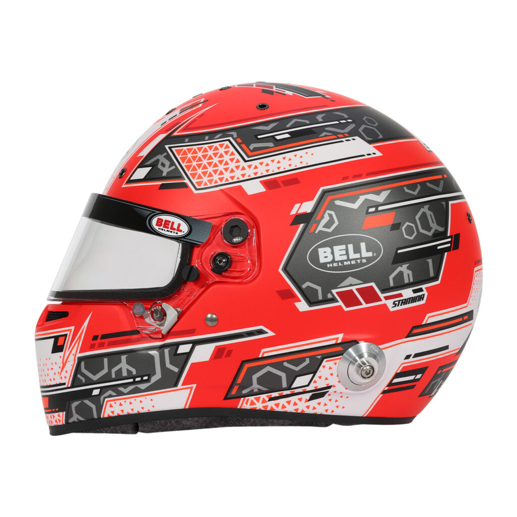 Bell RS7 Pro Stamina Helmet - Antracite/Red Graphic