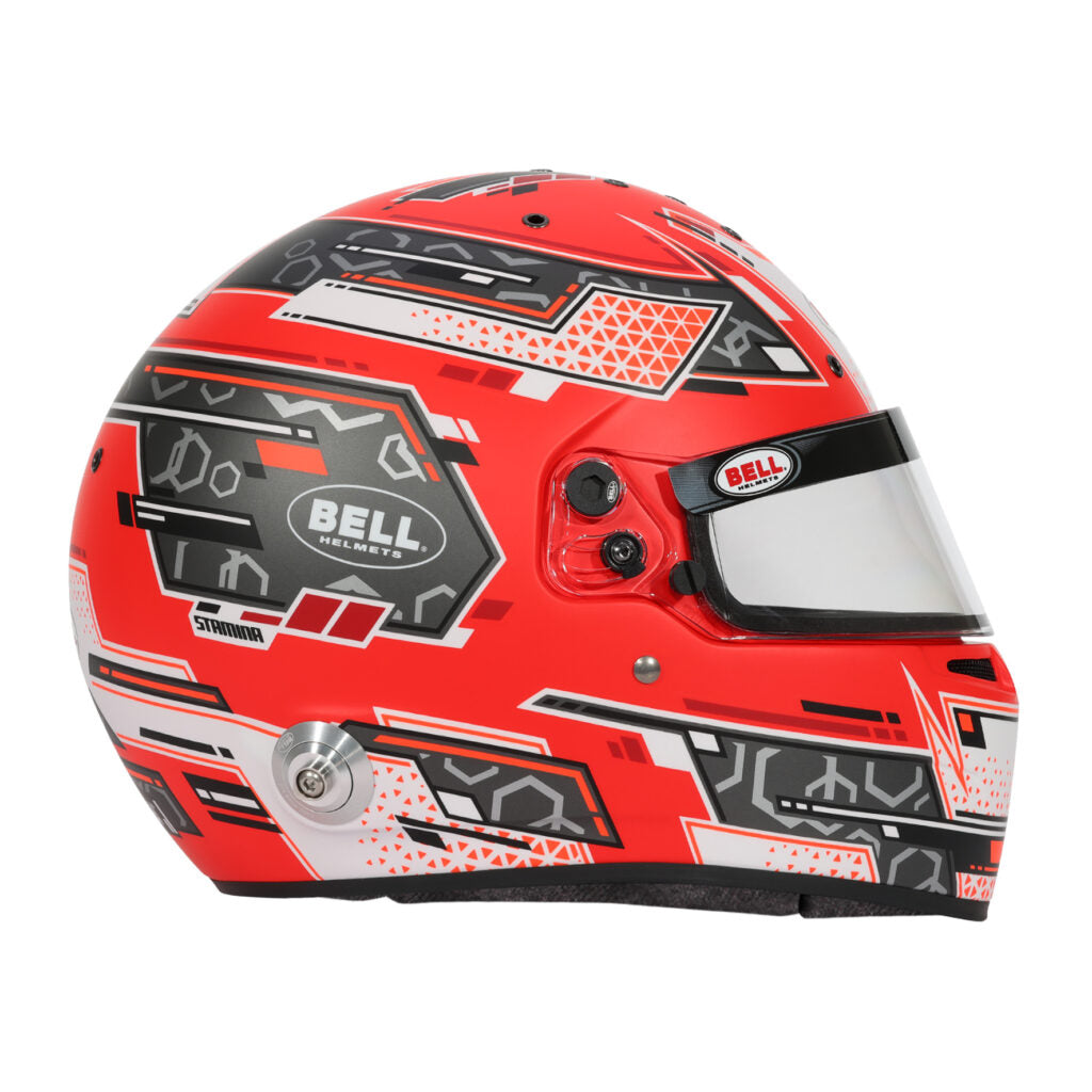Bell RS7 Pro Stamina Helmet - Antracite/Red Graphic