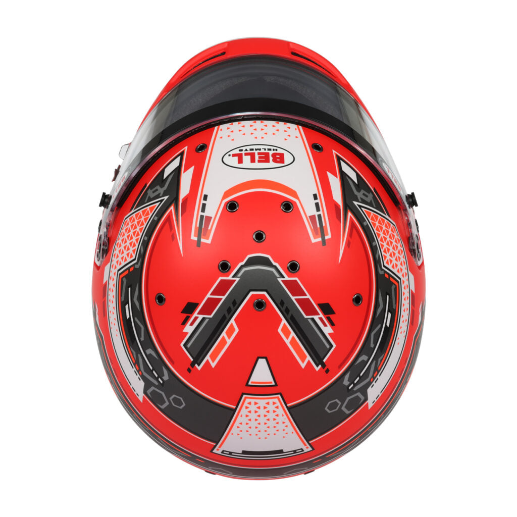 Bell RS7 Pro Stamina Helmet - Antracite/Red Graphic