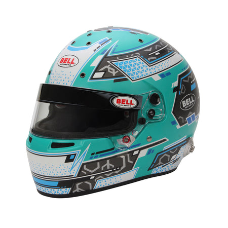 Bell RS7 Pro Stamina Helmet - Antracite/Aquamarine Graphic
