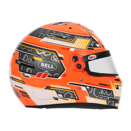 Bell RS7-K Stamina Karting Helmet - Antracite/Orange