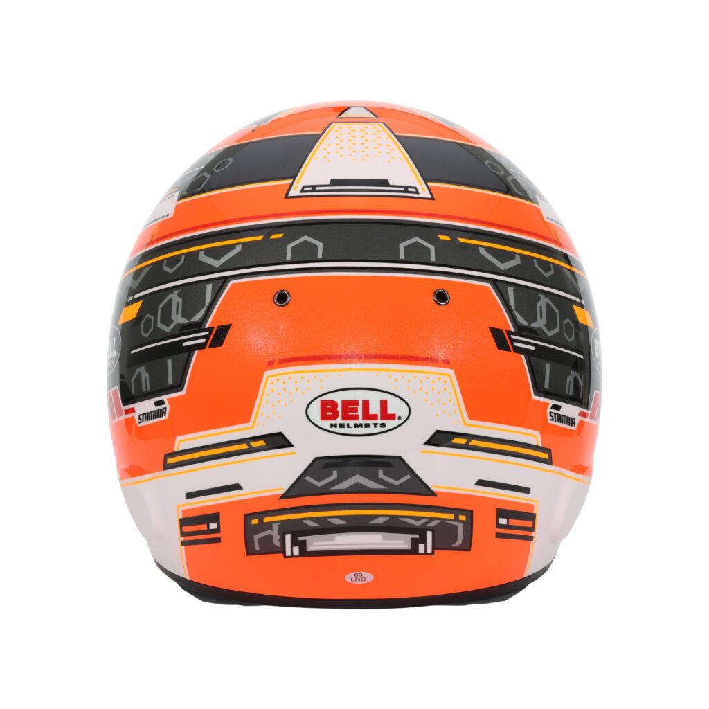 Bell RS7-K Stamina Karting Helmet - Antracite/Orange