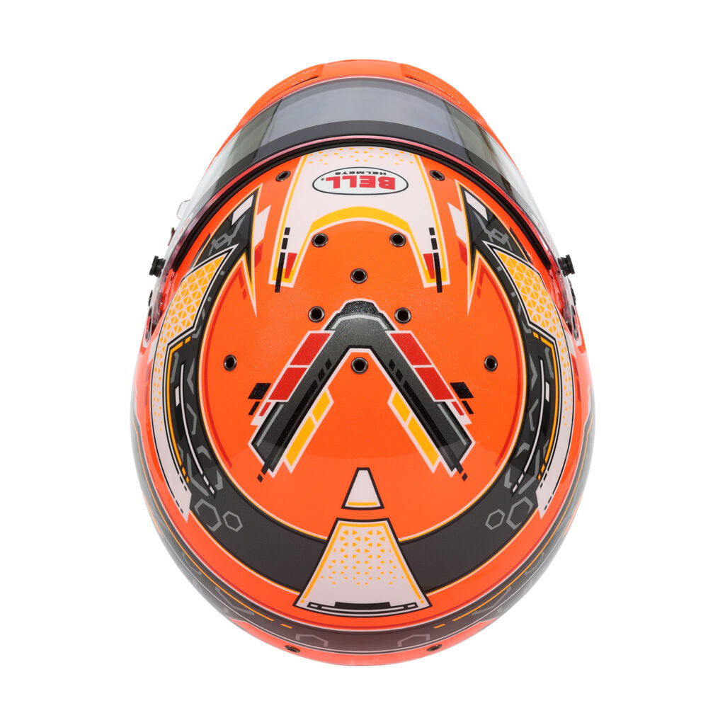 Bell RS7-K Stamina Karting Helmet - Antracite/Orange