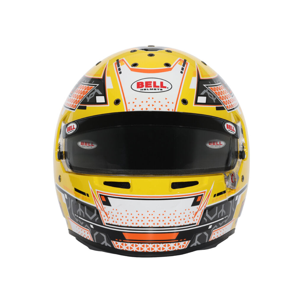 Bell RS7-K Stamina Karting Helmet - Antracite/Yellow