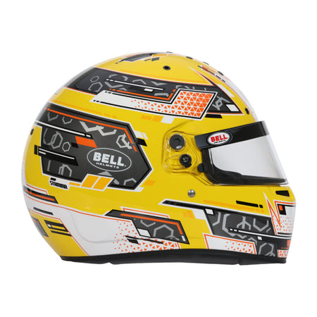Bell RS7-K Stamina Karting Helmet - Antracite/Yellow