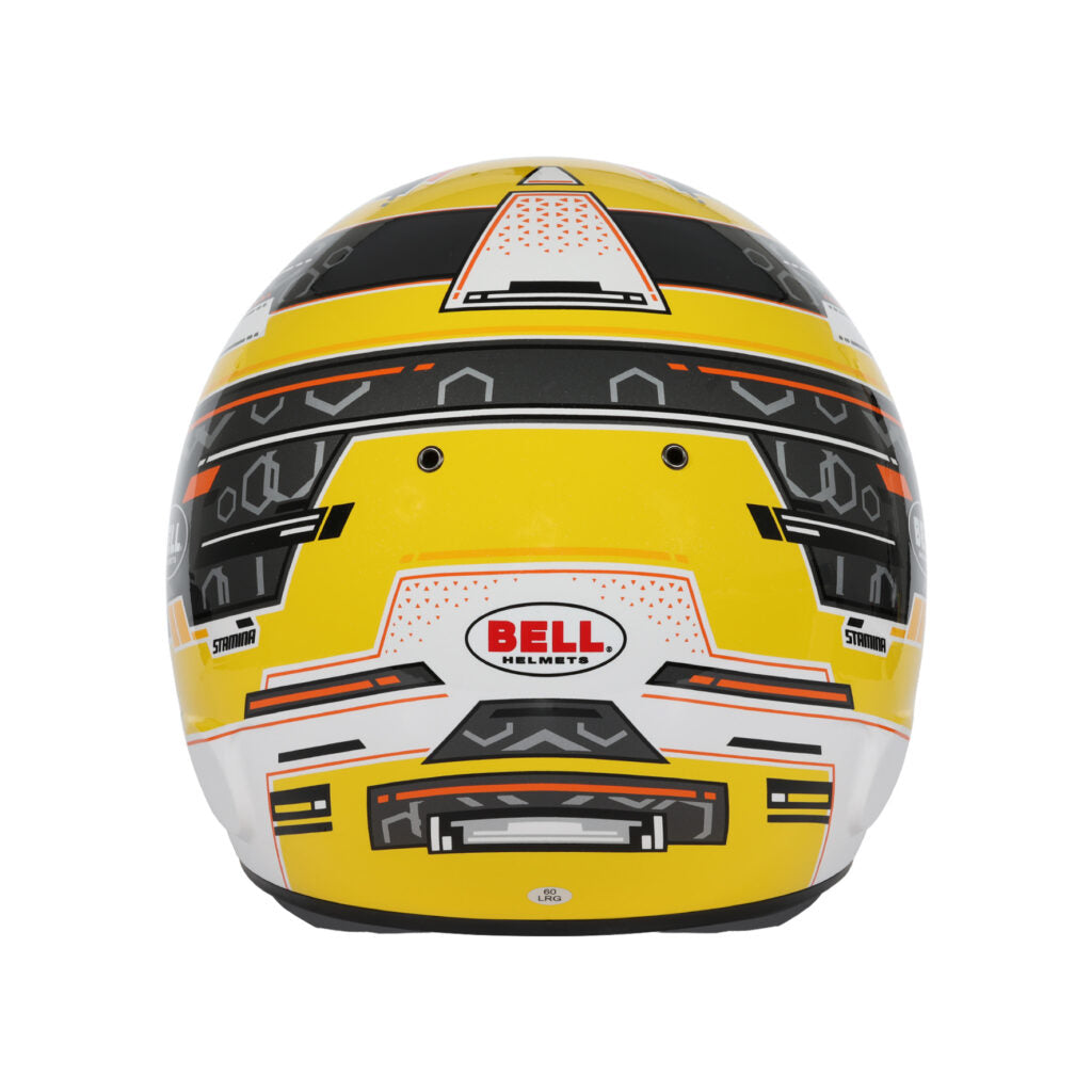 Bell RS7-K Stamina Karting Helmet - Antracite/Yellow