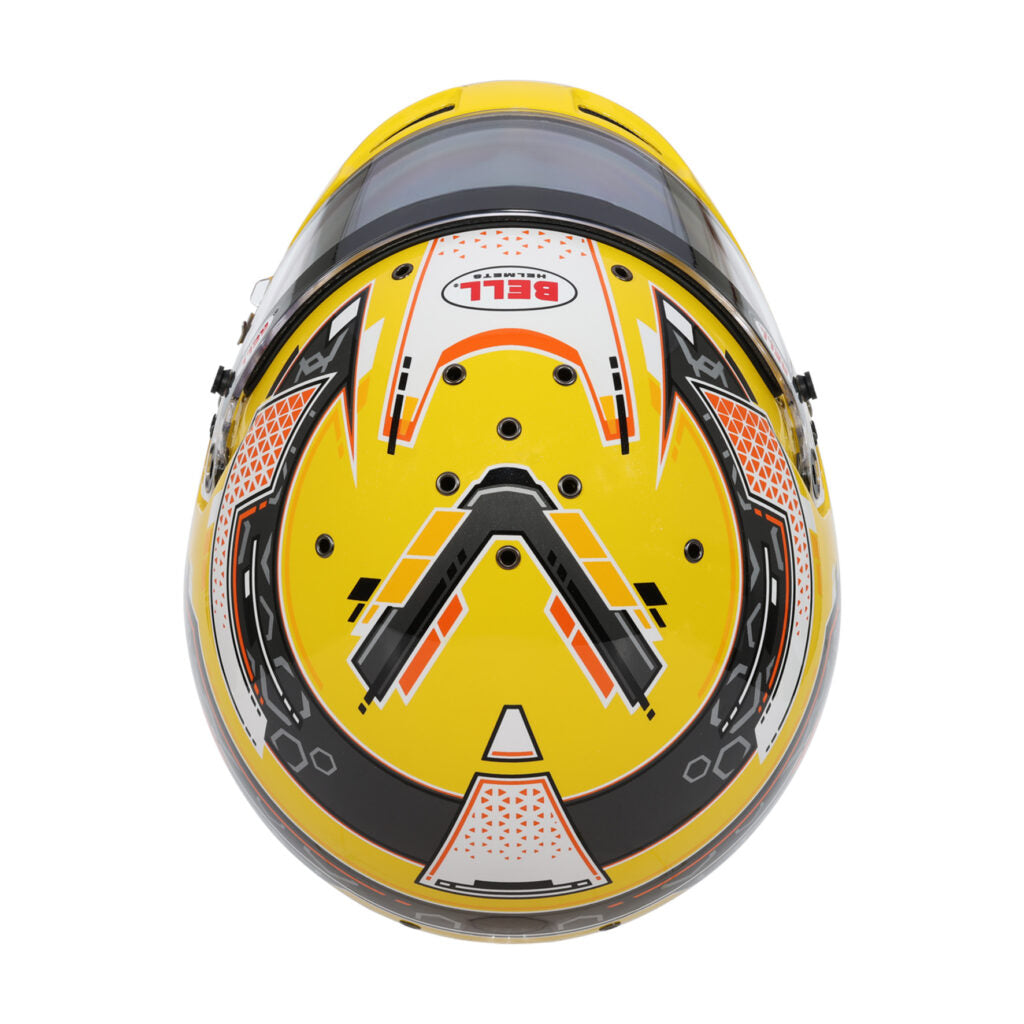 Bell RS7-K Stamina Karting Helmet - Antracite/Yellow