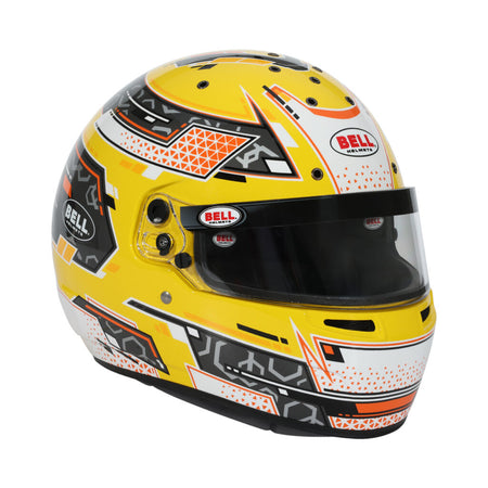 Bell RS7-K Stamina Karting Helmet - Antracite/Yellow