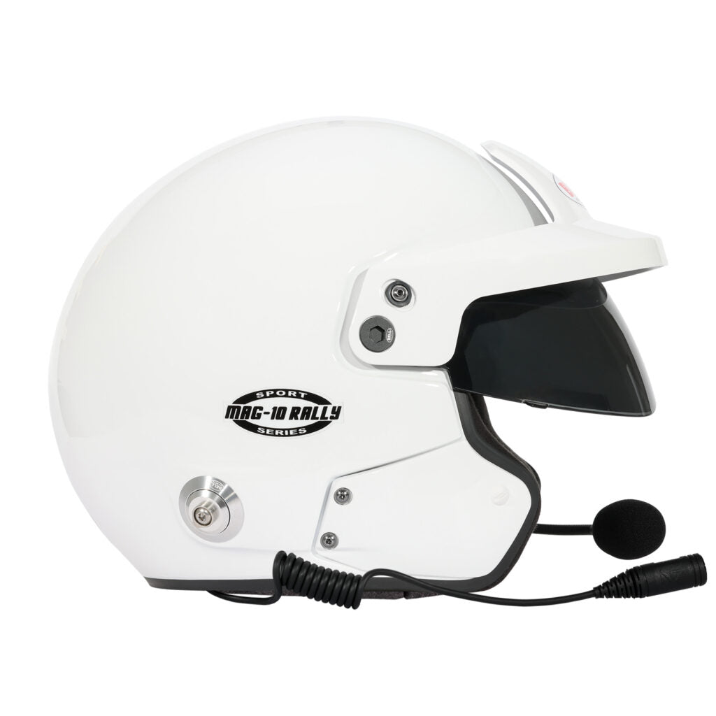 Bell Mag-10 Rally Sport Helmet - White