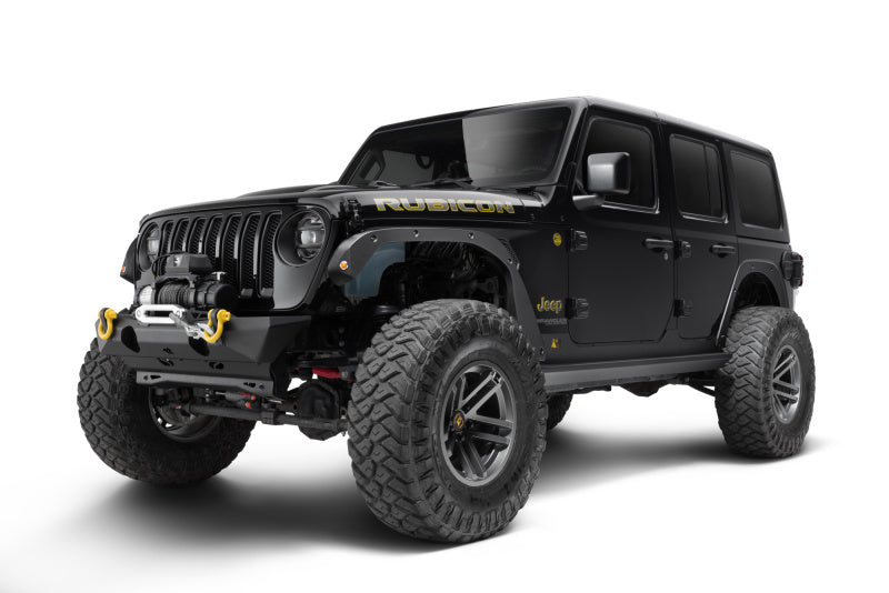 Bushwacker Trail Armor Fender Delete - Plastic - Black - Jeep Wrangler JLU 2018-21 - (Set of 4)