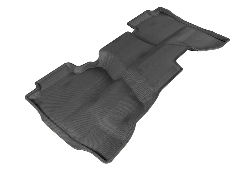 3D MAXpider Kagu Floor Liner - 2nd Row - Plastic - Black/Textured - Double Cab