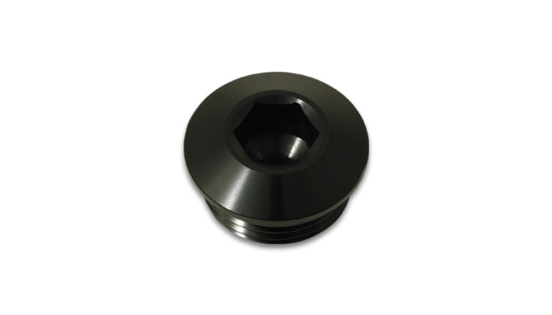 Vibrant Performance Allen Head 6 AN O-Ring Plug - Black