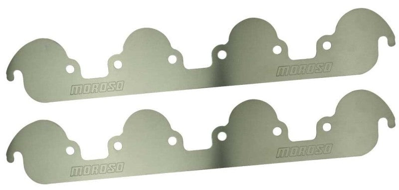 Moroso Exhaust Port Blockoff - 1-Piece - Big Block Ford (Pair)