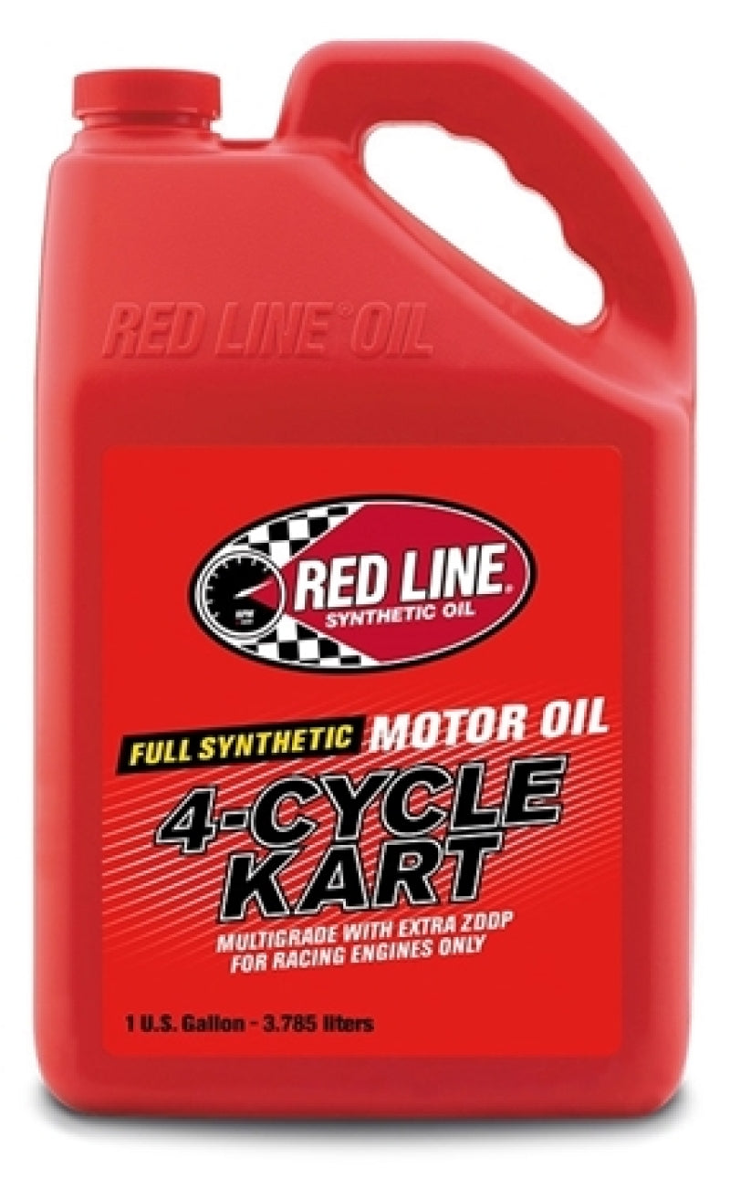 Red Line Synthetic Oil 4 Cycle Kart Oil Case 4x1 Gallon