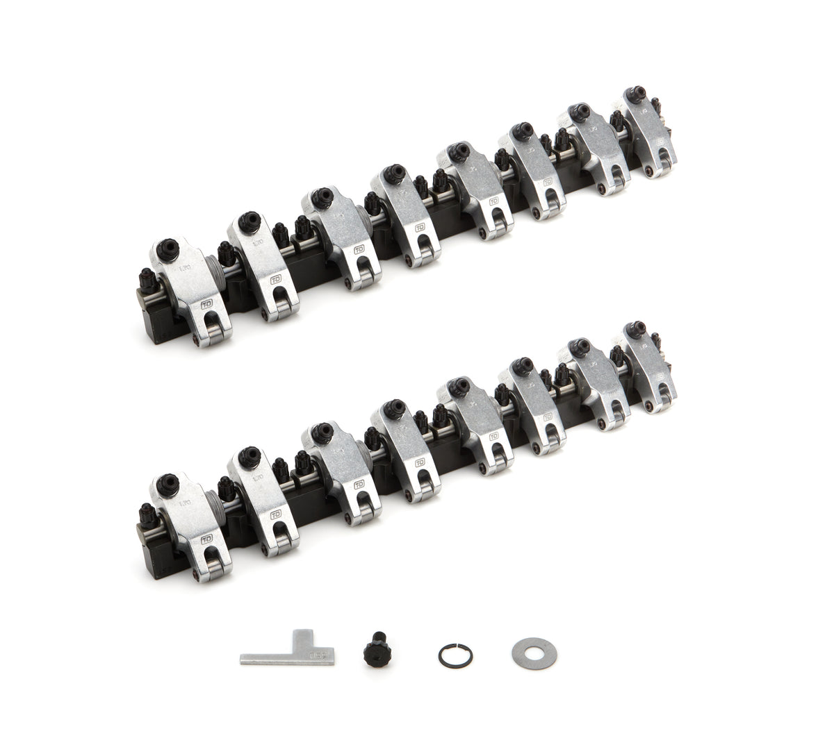 T & D Machine LS3 Series Shaft Mount Aluminum Roller Rocker Arm Kit - 1.70 Ratio - GM LS-Series
