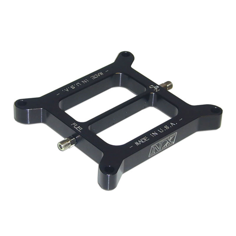 Nitrous Express Pro-Power Nitrous Plate - 100-500 HP - Aluminum - Black - Square Bore