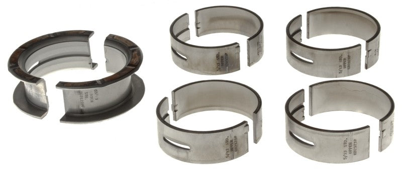 Clevite P-Series Main Bearings - 1/2 Groove - Standard Size - Tri Metal - Ford - SB - Set of 5