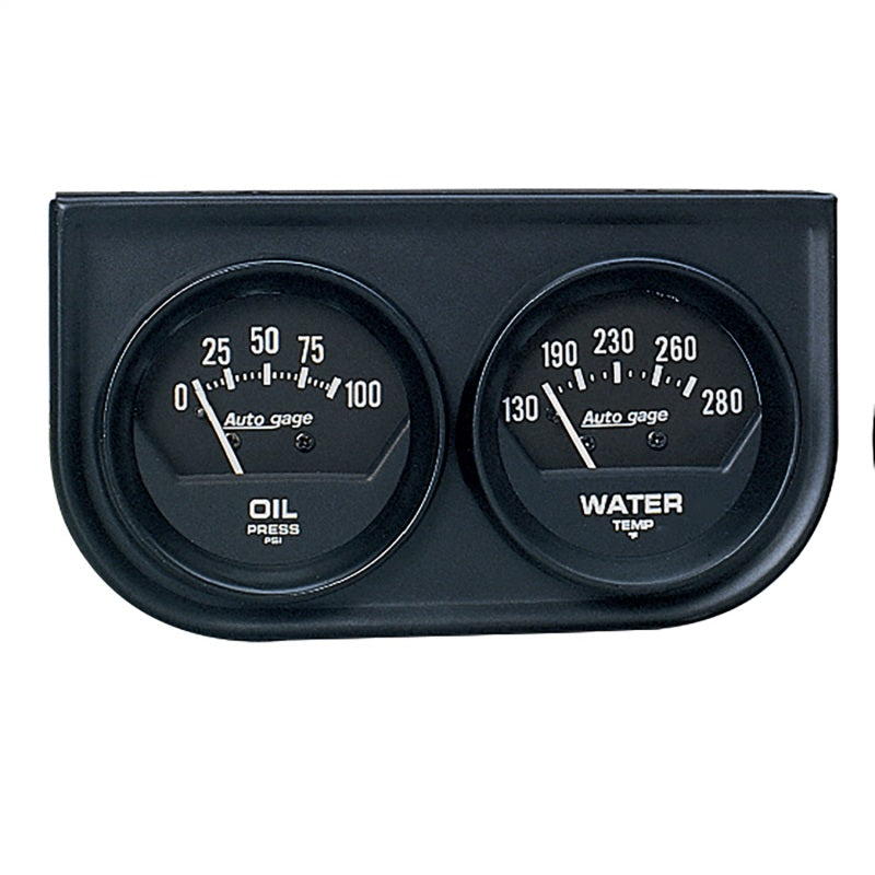 Auto Gage Black Oil / Water Black Console - 2-1/16 in.