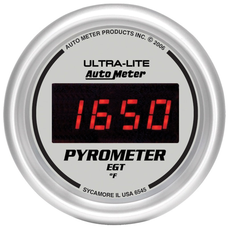 Auto Meter Ultra-Lite Digital Pyrometer Gauge - 2-1/16 in.